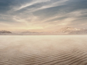 Rustige natuurweergave van zand