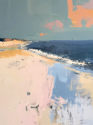 Zachte kleuren aan de zee