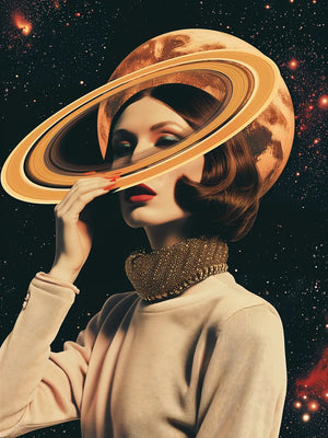 Astronomisch portret met sterren