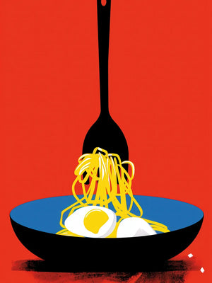 Klassieke spaghetti met ei