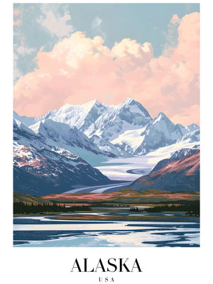 Gletsjer in adembenemend decor