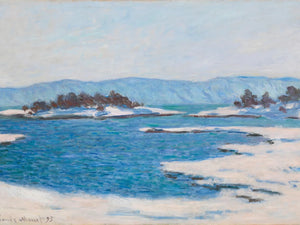 Rustiek schilderij van natuur