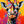Moderne kunst van een giraffe