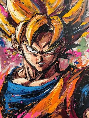 Kunstwerk van beroemde anime karakter