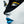 Creatieve zwart-geel-blauwe make-up