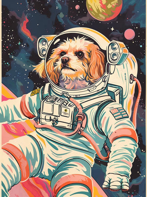 Unieke kunst van kat en ruimte