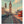 London straatbeeld met rode bus