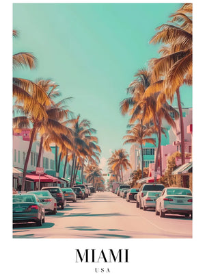 Zomerse sfeer in Miami