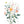 Waterverf illustratie van bloemen