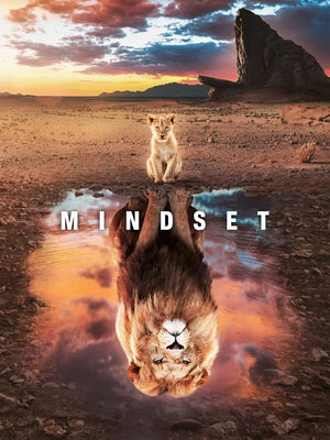 Leeuw in reflectie illustratie