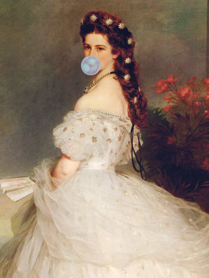 Klassieke portretkunst van vrouw