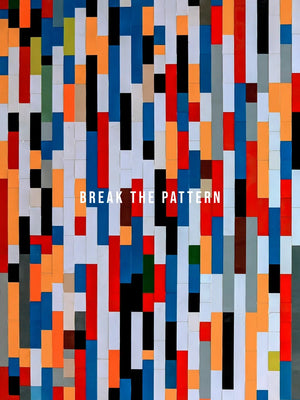 Creatieve kleurnuances in kunstwerk