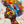Vibrant schilderij van een vrouw