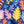 Heldere bladeren en bloemenprint