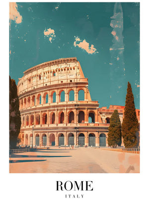 Historische afbeelding van Rome