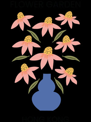 Kleurvolle vaas met bloemen