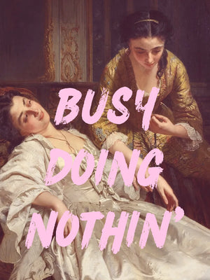 Vintage kunstwerk met boodschap