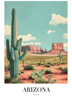 Cactuslandschap uit de VS