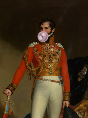 Historische afbeelding met humor