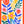Kleurige bloemenprint voor muren