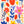 Kleurrijke illustratie van bloemen en bladeren
