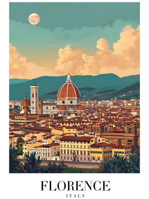 Kunstprint van Florence's beroemde koepel