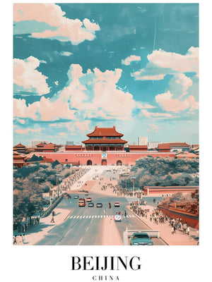 Adembenemend uitzicht op Beijing