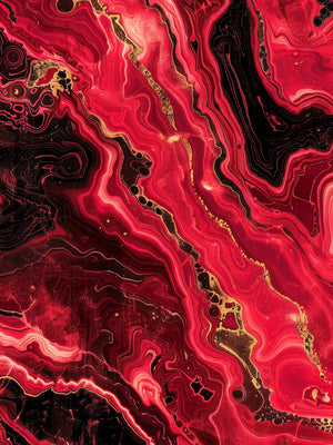 Elegante marmerprint met gouden accenten