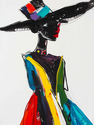 Kunstwerk met modieuze uitstraling