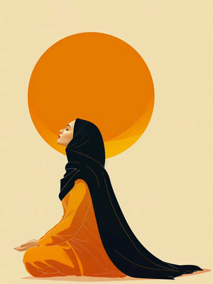 Vrouw in traditionele kleding