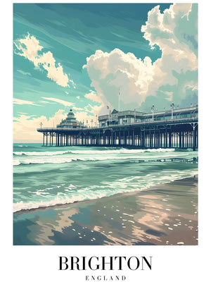 Adembenemende zeegezicht met pier