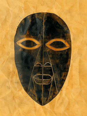 Intrigerend gezicht in kunst