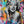 Graffiti-stijl Marilyn Monroe kunst