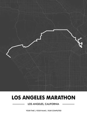 Minimalistisch ontwerp van marathon