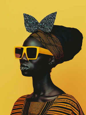 Kunstzinnige afbeelding van vrouw