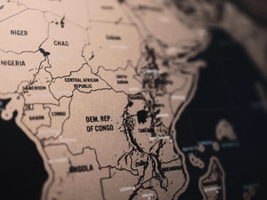 Artistic map van Afrika