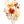 Kunstwerk met kleurrijke bloemen