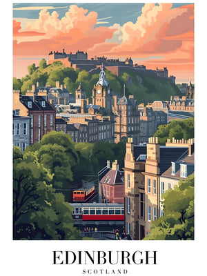 Kunstprint van Edinburgh