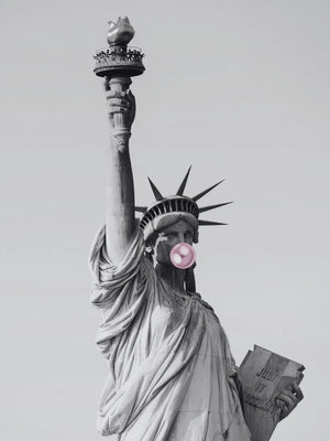 Fascinerende vrijheidsbeeld afbeelding