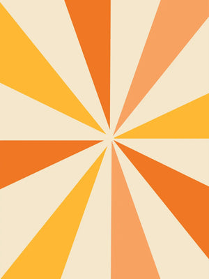 Heldere abstracte oranje kunst