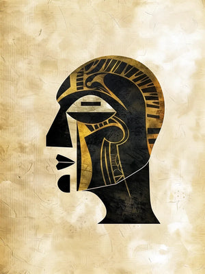 Gouden details in hoofd ontwerp