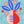Vrolijke bloemen in vaas