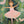 Schilderij van ballerina in natuur