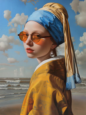 Oogverblindend portret met zeezicht