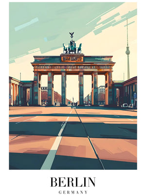 Moderne illustratie van Berlin
