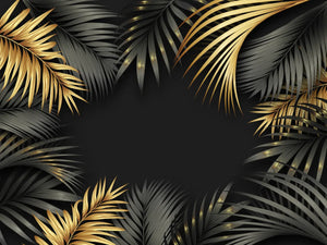 Elegant ontwerp met bladeren