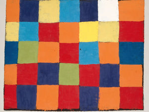 Vibrerende patchworkprint