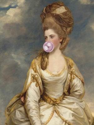 Historische portret met moderne twist