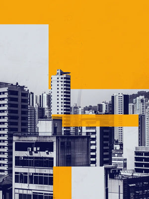 Industriële kunst voor modern interieur