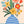 Vrolijke bloemsamenstelling in vaas